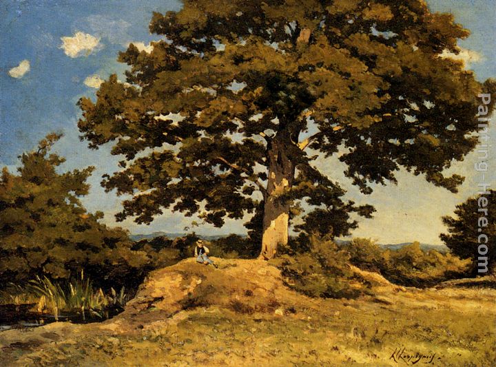 The Big Tree painting - Henri-Joseph Harpignies The Big Tree art painting
